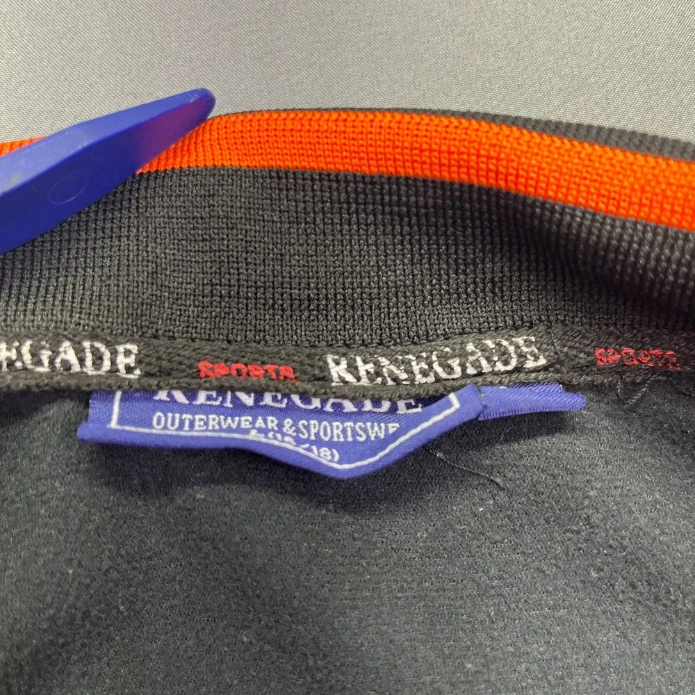Renegade San Francisco Giants Jacket MLB Full Zip Track Black Orange L (16-18) - Picture 4 of 8